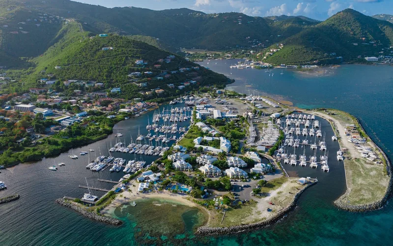 Marina resort on Tortola BVI, a base for tortola snorkeling charters